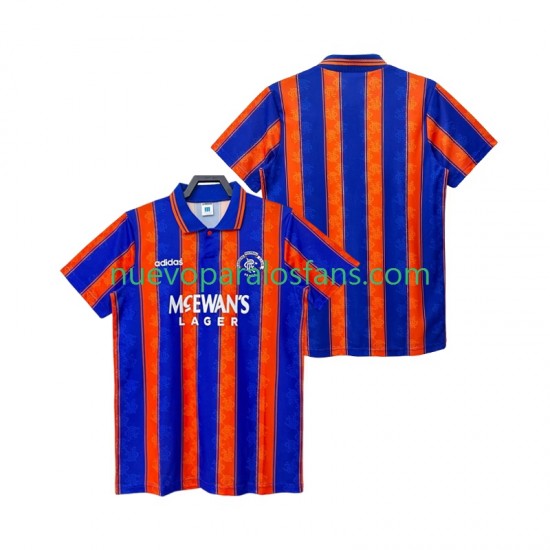 Camiseta de Fútbol Rangers 1993 Retro Hombre Exterior 1994 Manga Corta