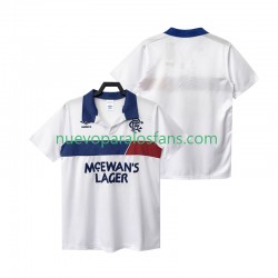 Camiseta de Fútbol Rangers Retro Hombre Exterior 1994 Manga Corta