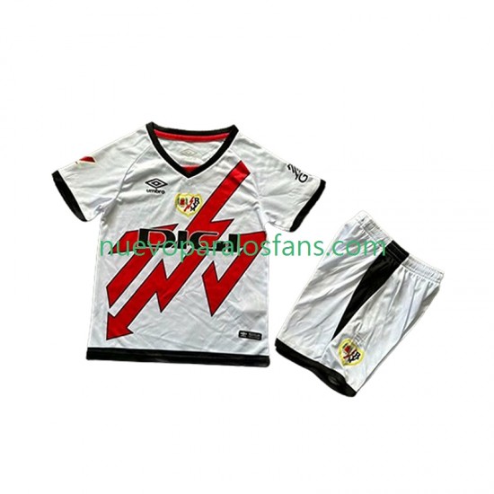 Camiseta de Fútbol Rayo Vallecano Niño Exterior 2024-2025 Manga Corta