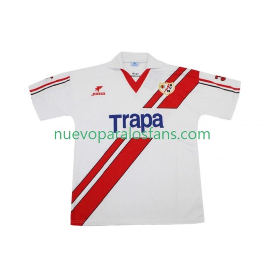Camiseta de Fútbol Rayo Vallecano 1997 Retro Hombre Casa 1998 Manga Corta