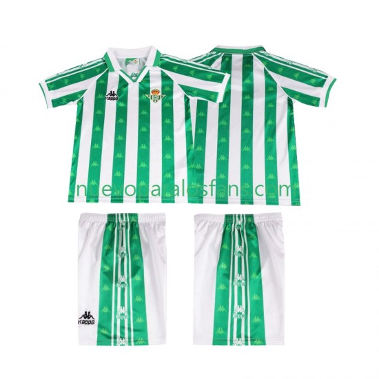 Camiseta de Fútbol Real Betis 1996 1997 Retro Niño Casa Manga Corta
