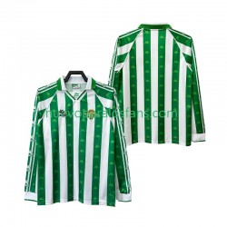 Camiseta de Fútbol Real Betis 1996 1997 Retro Hombre Casa Manga Larga