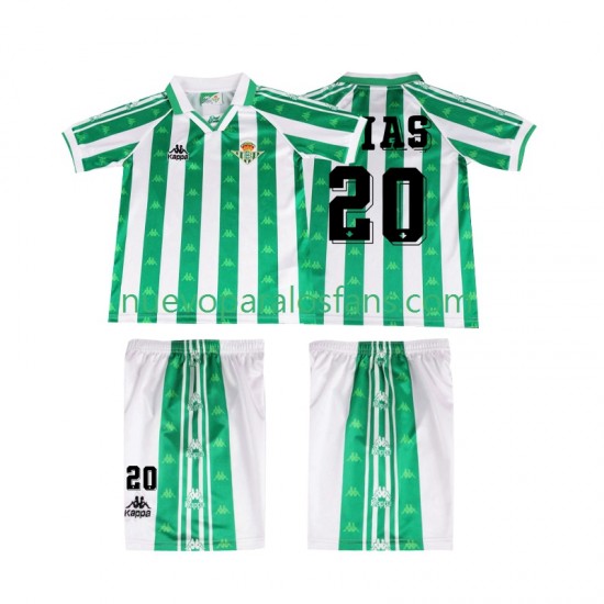 Camiseta de Fútbol Real Betis Tomas Olias 20 1996 1997 Retro Niño Casa Manga Corta