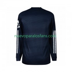 Camiseta de Fútbol Real Madrid Hombre Exterior 2025-2026 Manga Larga