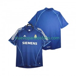 Camiseta de Fútbol Real Madrid 2005 Retro Hombre Exterior 2006 Manga Corta