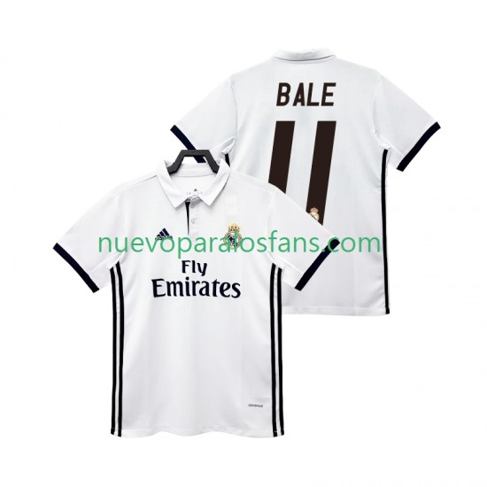 Camiseta de Fútbol Real Madrid BALE 11 2017 2018 Retro Hombre Casa Manga Corta