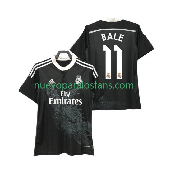Camiseta de Fútbol Real Madrid BALE 11 2014 2015 Retro Hombre Exterior Manga Corta