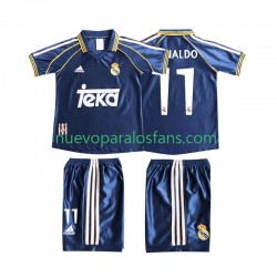 Camiseta de Fútbol Real Madrid Cristiano Ronaldo 11 Retro Niño Tercera 1998 1999 Manga Corta