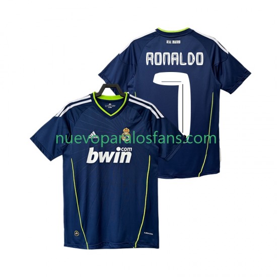 Camiseta de Fútbol Real Madrid Cristiano Ronaldo 7 Retro Hombre Exterior 2011 2010 Manga Corta