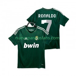 Camiseta de Fútbol Real Madrid Cristiano Ronaldo 7 2012 2013 Retro Hombre Tercera Manga Corta