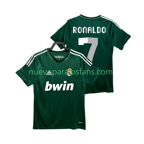 Camiseta de Fútbol Real Madrid Cristiano Ronaldo 7 2012 2013 Retro Hombre Tercera Manga Corta