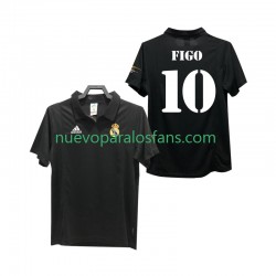 Camiseta de Fútbol Real Madrid FIGO 10 2003 Retro Hombre Exterior 2002 Manga Corta