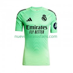 Camiseta de Fútbol Real Madrid Portero Hombre Exterior 2025-2026 Manga Corta