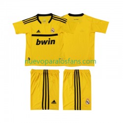 Camiseta de Fútbol Real Madrid 2012 Portero Retro Niño Casa 2011 Manga Corta