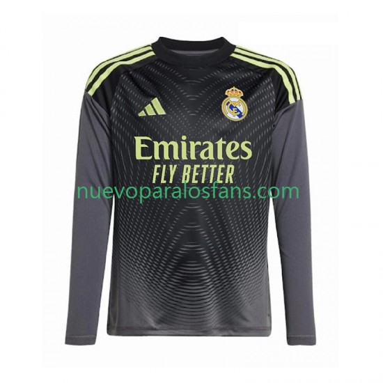 Camiseta de Fútbol Real Madrid Portero Hombre Tercera 2025-2026 Manga Larga