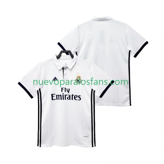 Camiseta de Fútbol Real Madrid 2017 2018 Retro Hombre Casa Manga Corta