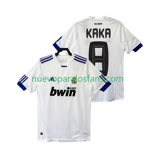 Camiseta de Fútbol Real Madrid KAKA 8 Retro Hombre Casa 2011 2010 Manga Corta