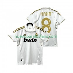 Camiseta de Fútbol Real Madrid KAKA 8 2012 Retro Hombre Casa 2011 Manga Corta