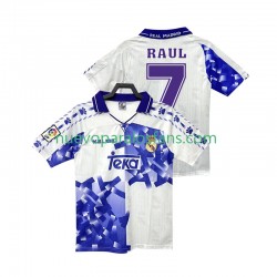 Camiseta de Fútbol Real Madrid RAUL 7 1996 1997 Retro Hombre Tercera Manga Corta