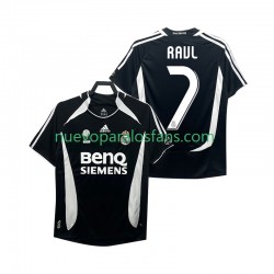Camiseta de Fútbol Real Madrid RAUL 7 2007 Retro Hombre Tercera 2006 Manga Corta