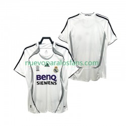 Camiseta de Fútbol Real Madrid 2007 Retro Hombre Casa 2006 Manga Corta