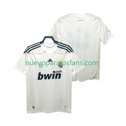 Camiseta de Fútbol Real Madrid 2009 Retro Hombre Casa 2010 Manga Corta