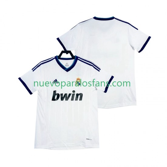 Camiseta de Fútbol Real Madrid 2012 2013 Retro Hombre Casa Manga Corta