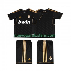 Camiseta de Fútbol Real Madrid 2012 Retro Niño Exterior 2011 Manga Corta