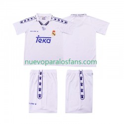 Camiseta de Fútbol Real Madrid 1996 Retro Niño Casa 1994 Manga Corta