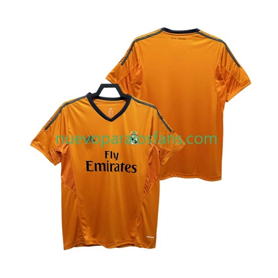 Camiseta de Fútbol Real Madrid 2013 2014 Retro Hombre Tercera Manga Corta