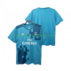 Camiseta de Fútbol Real Madrid 2017 2018 Retro Hombre Tercera Manga Corta
