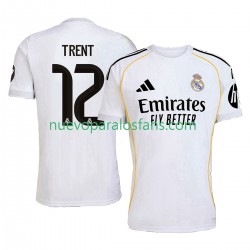 Camiseta de Fútbol Real Madrid Trent Alexander-Arnold 12 Hombre Casa 2025-2026 Manga Corta