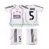 Camiseta de Fútbol Real Madrid ZIDANE 5 2007 Retro Niño Casa 2006 Manga Corta