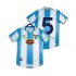 Camiseta de Fútbol SS Lazio 5 2000 Retro Hombre Casa 1999 Manga Corta