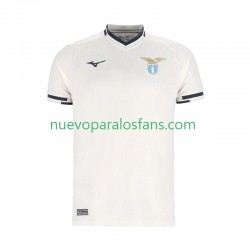 Camiseta de Fútbol SS Lazio Hombre Exterior 2025-2026 Manga Corta
