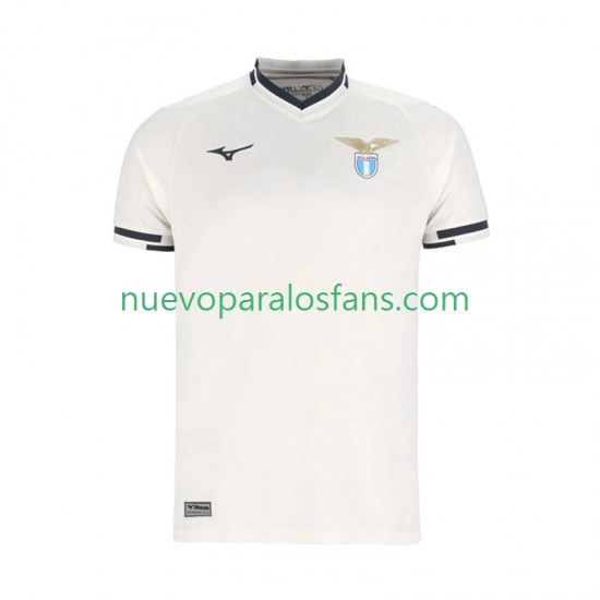 Camiseta de Fútbol SS Lazio Hombre Exterior 2025-2026 Manga Corta