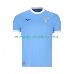 Camiseta de Fútbol SS Lazio Hombre Casa 2025-2026 Manga Corta