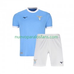 Camiseta de Fútbol SS Lazio Niño Casa 2025-2026 Manga Corta