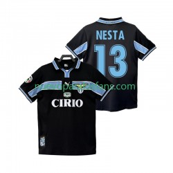Camiseta de Fútbol SS Lazio NESTA 13 Retro Hombre Exterior 1998 1999 Manga Corta