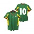 Camiseta de Fútbol Senegal 10 Retro Hombre Exterior 2002 Manga Corta
