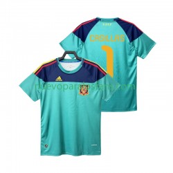 Camiseta de Fútbol España Casillas 1 Portero Retro Hombre Casa 2010 Manga Corta