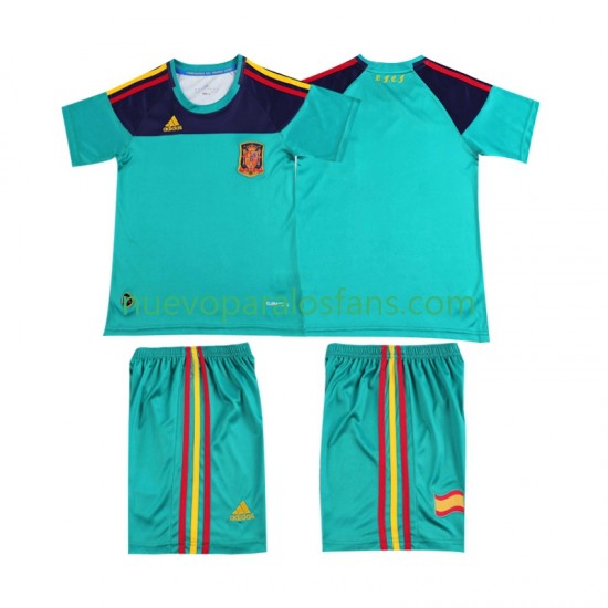Camiseta de Fútbol España Portero Retro Niño Casa 2010 Manga Corta