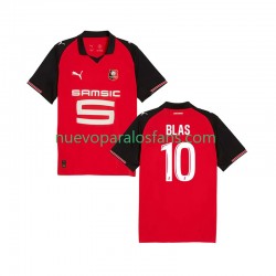 Camiseta de Fútbol Stade Rennais Ludovic Blas 10 Hombre Casa 2025-2026 Manga Corta