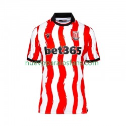 Camiseta de Fútbol Stoke City Hombre Casa 2025-2026 Manga Corta