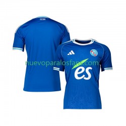 Camiseta de Fútbol Strasbourg Hombre Casa 2025-2026 Manga Corta