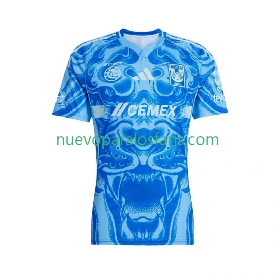 Camiseta de Fútbol Tigres UANL Hombre Exterior 2025-2026 Manga Corta