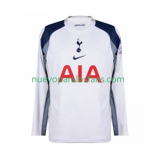 Camiseta de Fútbol Tottenham Hotspur Hombre Casa 2025-2026 Manga Larga