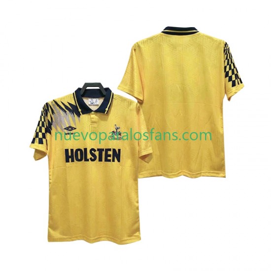 Camiseta de Fútbol Tottenham Hotspur 1992 Retro Hombre Exterior 1994 Manga Corta
