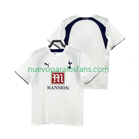 Camiseta de Fútbol Tottenham Hotspur 2007 Retro Hombre Casa 2006 Manga Corta