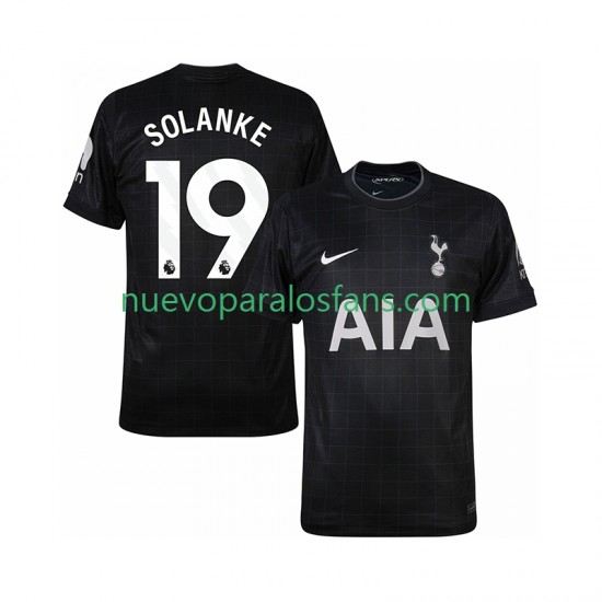 Camiseta de Fútbol Tottenham Hotspur Solanke 19 Hombre Exterior 2025-2026 Manga Corta